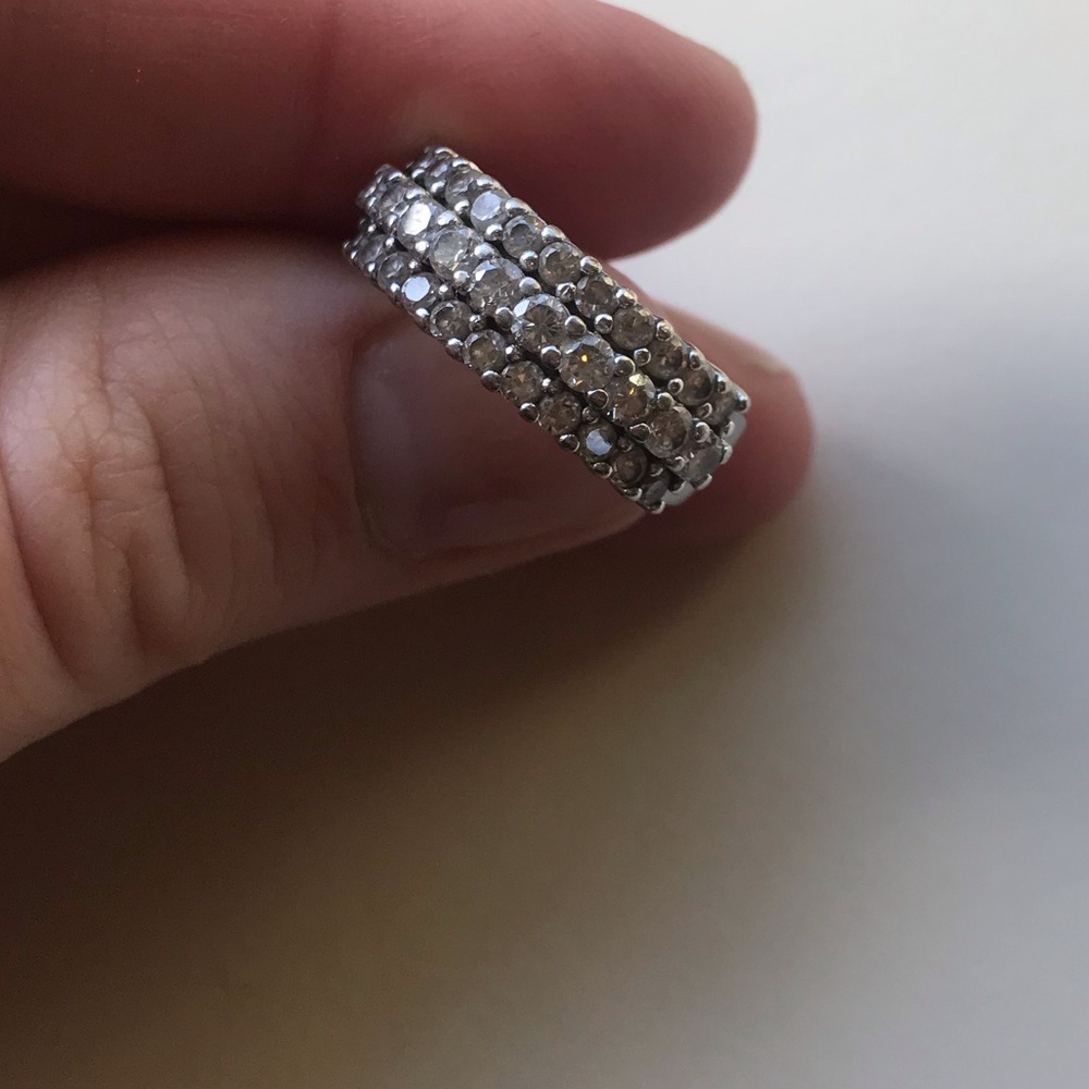 925 sterling silver CZ ring